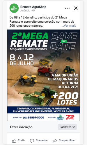 Criativo estático — save the date